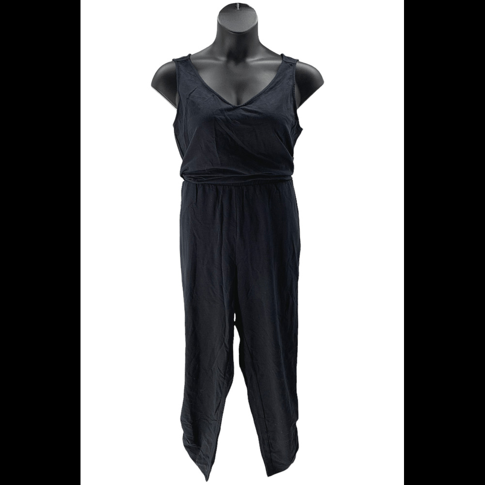 All Worthy Hunter McGrady Knit Jumpsuit with Ruched Leg - Regular